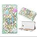 Produktbild Evtech (tm) Schmetterling Colorful Strass Bling Kristall Glitter-Buch-Art-Folio-PU-Leder-Mappen-Kasten mit Handtasche Handyhalter & Kartensteckplätze für Samsung Galaxy S6 Edge