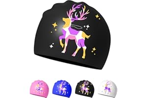 SWAUSWAUK Swimming Cap for Women – Soft, Elastic, Anti-Slip, Stylish, Comfortable