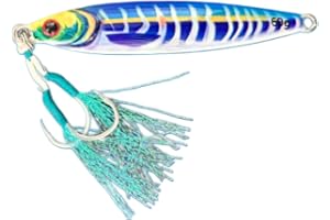 ACE JIGS Metal Fishing Lure, Holographic Finish, Saltwater Jigging Bait High-Performance Saltwater & Freshwater Bait – Ideal for Tuna, Mahi, Snapper & More