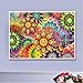 Produktbild sunnymi 5D Diamant Full Malerei, Diamant Zeichnung DIY Stickerei Painting Kreuz Stich Diamond Dekoration Blumen 30 * 40cm