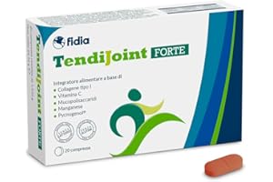 CARTI-JOINT Fidia Farmaceutici TendiJoint FORTE - 20 Compresse, Integratore Alimentare per il Benessere dei Tendini, Senza Glutine e Lattosio