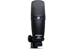 PreSonus M7, Microfono a Condensatore Cardioide per Registrazione, Podcasting e Diffusione con Supporto, Cavo XLR, Custodia Trasportabile