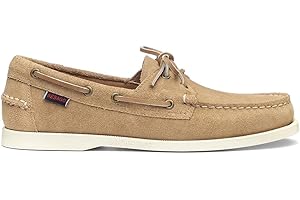Sebago Scarpa da Barca Portland Flesh out Beige in camoscio - 7111PTW 906 Beige Camel - Taglia
