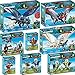 Produktbild PLAYMOBIL® Dragons 8er Set Hicks und Ohnezahn + Light Fury + Deathgripper + Hicks und Astrid + Hicks und Astrid + Raffnuss & Taffnuss + Rotzbakke + Fischbein