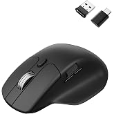 M6 Kablosuz Fare, En Iyi Pixart 3311 Sens&ouml;r,1000 Hz anket oranı 2.4 Ghz, Bluetooth ve USB Kablolu BAĞLANTI(M6S-A72)