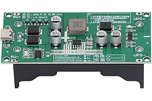 FDIT Lithium-Batterie-Lade-Boost-Modul, Guter Schutz, Keine Verzögerung, 15 W, 3 A, USV-Schaltung, Batterie-Aufwärtsladeplatine für Elektrische Geräte (12V)