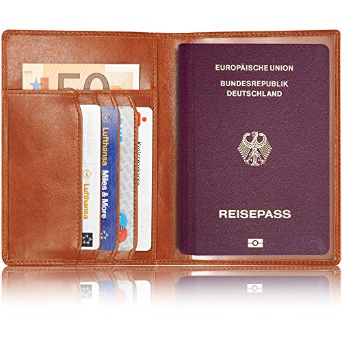 Kavaj Leder Reisepasshülle - 5