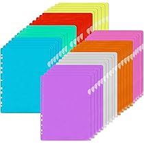 Portalistino Rapesco Con 20 Buste - Formato A4, Colori Assortiti, Confezione Da 10, Per Archivazione - Foto 9