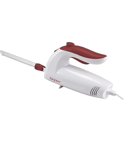 Couteau Électrique Dentelé Clatronic - 150W, Acier Inoxydable, Blanc