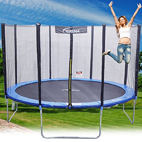 Terena® Trampolin 366 cm mit Netz Sicherheitsnetz Gartentrampolin für Kinder 12ft - 2