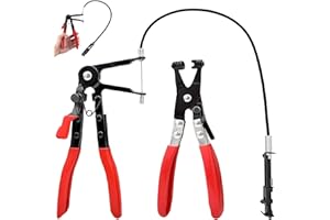 ETIEVORT 2 Pièces Pince de Serrage, Autoserrant et à Collier Durite pour Installation et Retrait