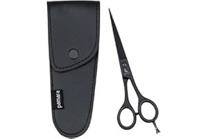 PAMARA PA Brands Ciseaux Coiffure Professionnel, Ciseau Coiffeur Sculpteur Pro, Ciseaux Desepaississant Cheveux Femme et Homme, Ciseaux Barbe, Ciseaux Coiffure Desepaissir, Kit Ciseaux Coiffure Professionnel