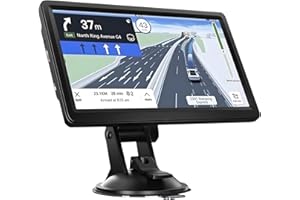GT HITGX 7 Inch Sat Nav UK for Car/Truck, 2025 Free Lifetime Maps, Speed & Low Bridge Warnings, 3D/2D Navigation, 8GB Storage, MP3/MP4 Player, FM Transmitter, Voice Guidance in 30 Languages (X20-2)