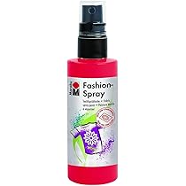 Vernice Spray Per Stoffa Marabu - 100 Ml, Giallo Sunshine, Lavabile, Per Decorazione Tessuti - Foto 3