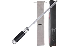 JASNI Diamond Knife Sharpener Honing Rod Stick, Household Steel Home Premium, Fits All Kinds of Knives, Blade Sharpener
