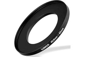 JIEYONGXIANG Lumos Step up Ring 40.5-62 - Metall Filteradapter matt schwarz - von Kamera Objektiv mit 40.5mm Filtergewinde auf 62mm Filter - Zubehör Adapter