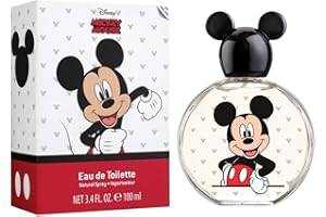 AIR-VAL Disney Mickey Mouse Eau de Toilette Natural Perfume Spray, Vegan and FSC Approved Eau de Toilette Spray for Kids, 100 ml