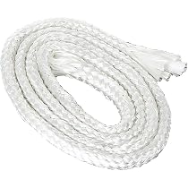 Mèche Fibre De Verre NKlaus 8mm - 1m Pour Lampe à Huile, Alcool Ou Paraffine - Brûlage Sans Fumée - Durée De Vie Prolongée