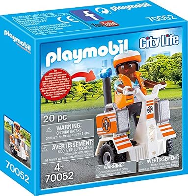 Playmobil 70052 City Life Trottinette de Sauvetage Multicolore - Version Allemande