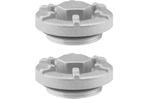 TRHDFW 2pcs Aluminum Oil Drain Plug Cover Oil Drain Screw Compatible With Yamaha Compatible With Wolverine Motorcycle Oil Plug Replacement Kit 4HC-15351-00-00, 48mm