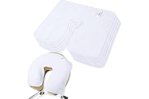 VIVOTE Ansiktsvagga skydd för massage säng massage kudde örngott 5 st