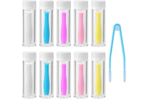 ZMDMAH 10 unidades de lentes de contacto, con pinzas para lentillas