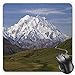 Produktbild HYYCLS Alaska Mauspads, McKinley Mountain in Denali National Park in Alaska Scenic Landscape, Standard Size Rectangle Non-Slip Rubber Mousepad, Fern Green White Sky Blue