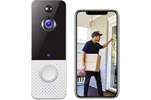 EUDIC Doorbell Camera Wireless WiFi 1080P, Cloud Storage WiFi Vdeo Doorbell Real-Time Video for iOS & Android Phone