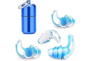 ‎AIOUTGOGO Ohrstöpsel zum Schlafen von AIOUTGOGO - 32dB Lärmschutz, Wasserdicht, Wiederverwendbar - Perfekt für Schlafzimmer, Arbeitsplatz, Flugreisen - 2 Paar mit Aufbewahrungsbox