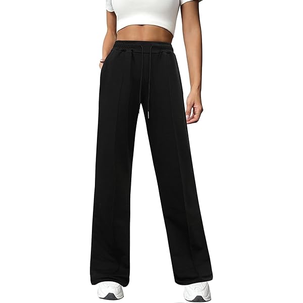 PINSPARK Joggingbroek voor dames, casual, lange yogabroek, open