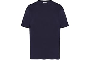 MISTER PATCH Maglietta T-Shirt Bimbo Bimba - 100% Cotone - 150 Grammi - TSRK 150 (Blu Navy, 9-11 Anni)