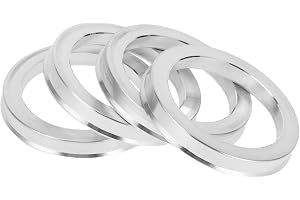 INFINAUTO Hub centriska ringar, 57,1 mm ID till 74,1 mm OD fordonshjul Hubrings aluminiumlegering, 4 st