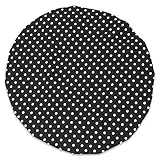 JODA Black and White Polka Dot Shower Cap