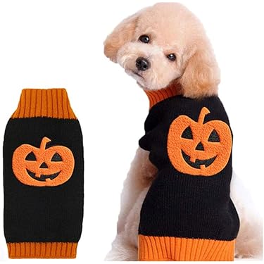 Halloween Hundekostüm Kürbis Design - Lustiger Kapuzenpulli Für Hunde