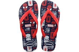 Havaianas - Top Marvel Logomanía, Chanclas Cómodas, Ligeras y Duraderas, Estampado de Superhéroes Icónicos de Marvel, Hombre