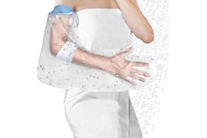BENLIDONER Waterproof Cast Cover Arm Adult Plaster Cast Waterproof Cover Full Arm Soft Cast Cover for Shower Reusable Cast and Bandage Protector Watertight Protection for Broken Arm Hand Wrist Elbow, Large