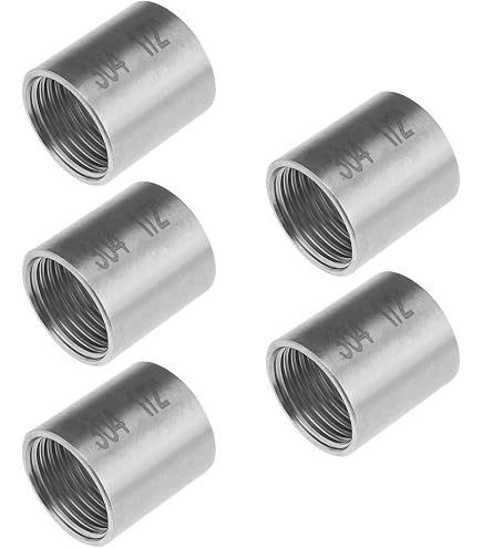 5 Raccords Ressort à Gaz M6 Filetage Femelle - Noir PA66A5 - Pour Portes & Couvercles