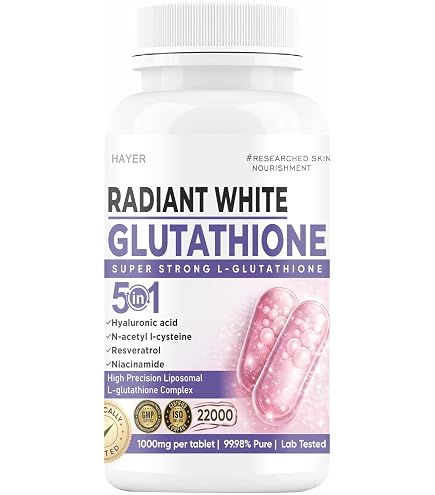 dr james glutathione tablets review Dr. Antioxidant Capsules with L-Glutathione, Alpha-T Acids & Herbal Ingredients | Supports Skin & Wellness Bamboo