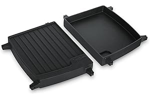 Enders Dwustronna płyta żeliwna do grilla Enders URBAN EXPLORER, żeliwo, 1/2 powierzchni grillowej, płyta grillowa, patelnia do grilla, lita płyta grillowa, może być używana po z stron 2075