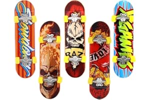 Kungfu Mall 5pcs Finger Toy Mini planche à roulettes Enfants jouant Jouet