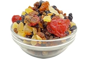 NITAAR GoodFoodDelivered Dried Fruit Mixed 1kg – Premium Quality – Includes Raisins, Papaya, Pineapple, Mango & Sultanas – Perfect for Healthy Snacking, Baking, Vegetarian & Vegan