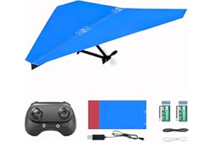 HAWK'S WORK HAWK’S WORK Aereo di Carta RC, kit di Aeroplani Telecomandati con Carte Colorate, Giocattolo di Volo Super Facile per Bambini KIT STEM DIY (Birdy X 2.0)