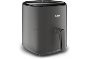 Tefal Easy Fry Max Air Fryer, 5 L Capacity, 6 portions, Healthy frying, Saves Time and Energy, Digital Control Panel, 10 Auto Cooking Programs, Coal Grey, EY245H40