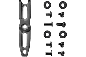 TONIFE Clip da Tasca per Accessorio Coltello da Esterno con Fodero Kydex con Distanze Multiple Dei Fori e Opzioni di Spessore