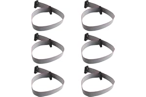 ZDE 6 unidades de 2,54 mm Pitch 2 Line 16 Pin hembra a hembra IDC Cable de cinta puente 30 cm de largo