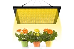 Favrison LED Grow Light Panel Full Spectrum Sunlike 200W Grow Lamp Plant Grow Lights for Indoor Plants Grow Tent, Greenhouse Seeding, Veg, Flower, Succulents