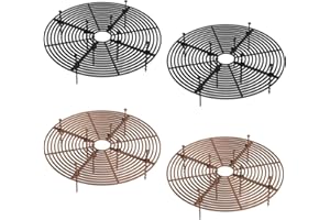 CuiCanfla Maceta de protección contra gatos, protección para macetas, soporte para macetas, 4 unidades, rejilla para macetas, protege la tierra de las plantas de animales y niños