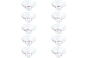 GOCROWEEN 10 Stücke Flanscheinsätze 14/16/18/20/22 * 2 für Momcozy M9/M6/M5/S12 Pro/V1 Pro/V2 Pro, für Nuliie/Medela/KISSBOBO/Lansinoh/eufy/NCVI/Bellababy/Jheppbay/Lulia 24mm milchpumpe