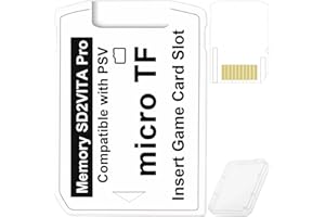 ZHUROUPU SD2Vita Game 6.0 Adattatore per Scheda di Memoria, per PS Vita PSVSD Micro SD per PSV 1000/2000 3.60 HENkaku Enso System, Supporto per Scheda TF a 256G per PSVITA 1000/2000