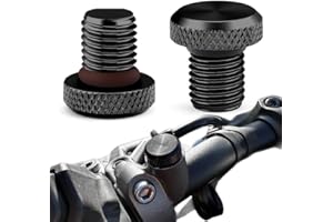 XPEX 2 Pezzi M10 Tappi Foro Specchietti Moto,Vite Accessori Moto, Universal Tappi Specchietti Manubrio Alluminio CNC, Applicabile a maggior parte delle moto